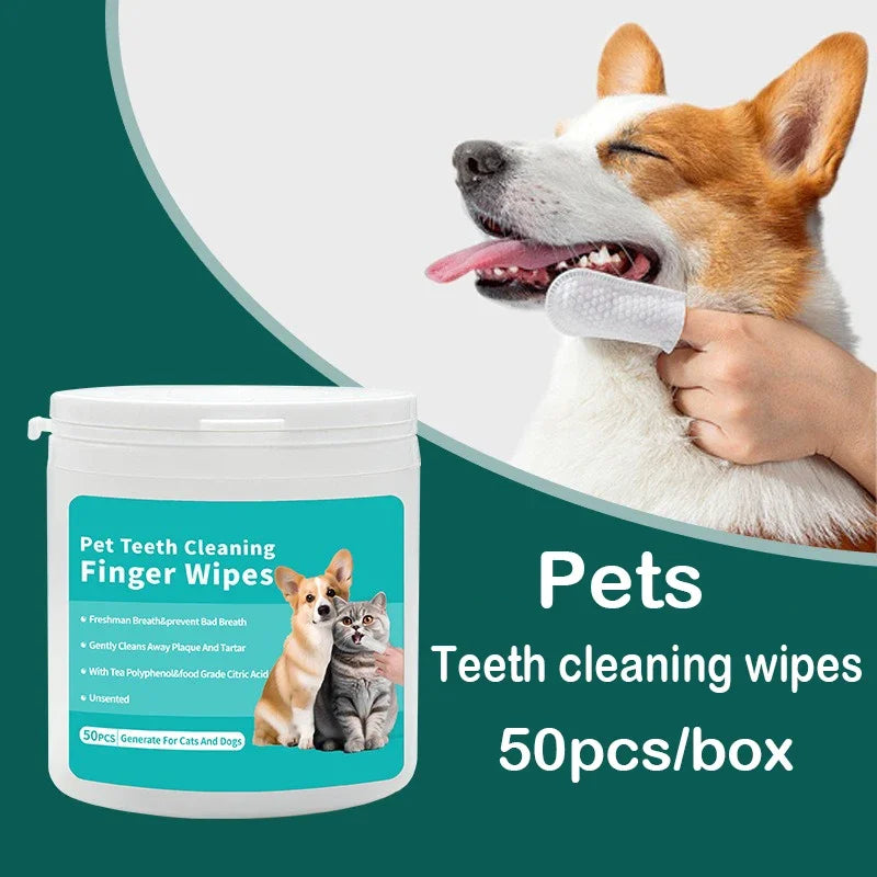Pet Smile Finger Wipes